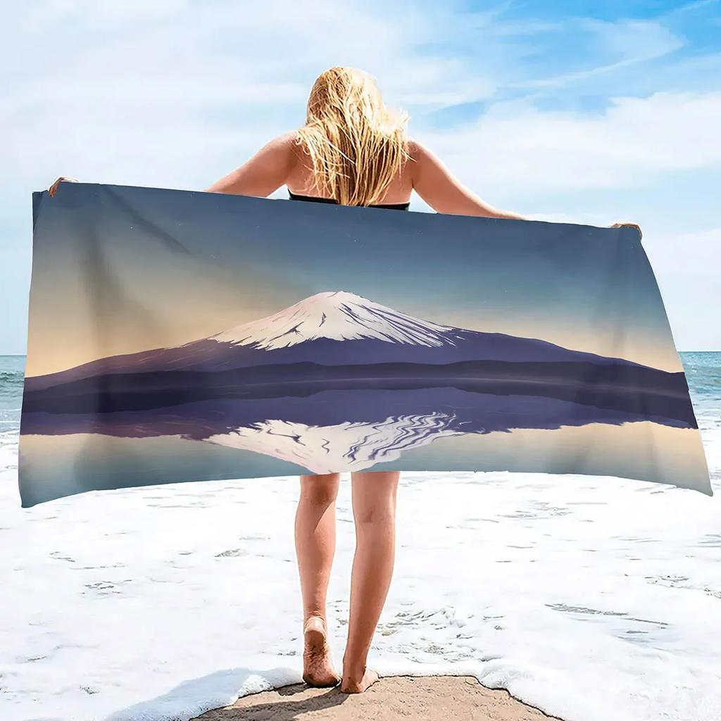 Minimalism Beach Towel,Plush Oversized Beach Towel,Large Summer Swim Towel,Travel Blanket Vacation Essentials Lounge Chair Cover