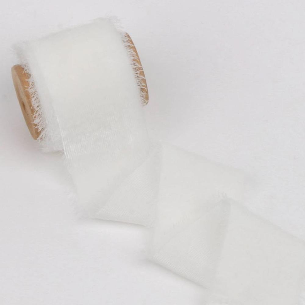 1 Meter Velvet Ribbon Velvet Thickening Ribbon Frayed Edged Ribbons Frayed Edge Gift Packing Ribbon Christmas Party Decorations
