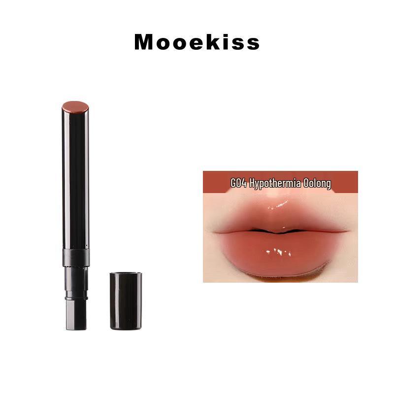 

Mu Ke Poetry Lip Jelly Water Gloss: Plumping Nude Mirror Finish Lip Gloss & Tint