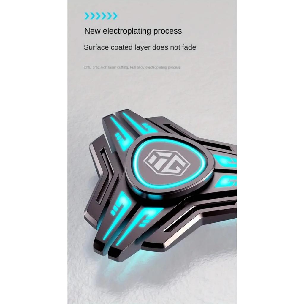 Fidget Spinner Metal Cool Luminous Fingertip Gyro Set EDC Stress Relief Toys Hand Spinner Gift for Adults Children