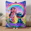 Custom 1pc Rainbow Dreams Together Blanket, Soft And Comfortable Blanket, Casual Warm, Camping Travel Blanket, Birthday Gift Q910263