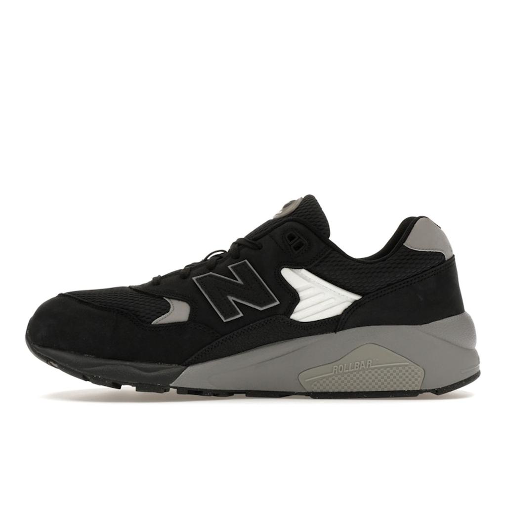 New Balance 580 Black Shadow Grey Unisex Sneakers Silver-Metallic MT580MDB
