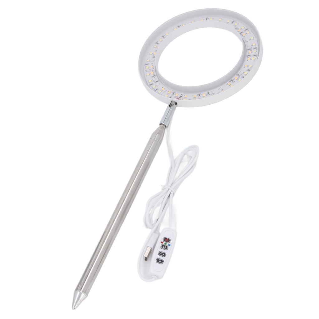 6inch Grow Light Full Spectrum Plant Light 26.5-165cm Adjustable Height Timing and Dimming Growing