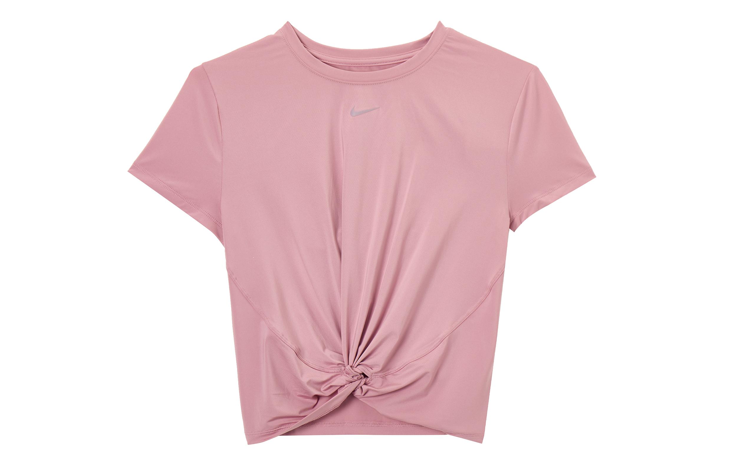 Nike Dri Fit Regular T Shirt Women s Elemental Pink/Black HJ1055-699 L