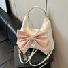 Sweet wind pink commuter underarm bag female 2025 new large-capacity one-pack multi-purpose student class tote bag