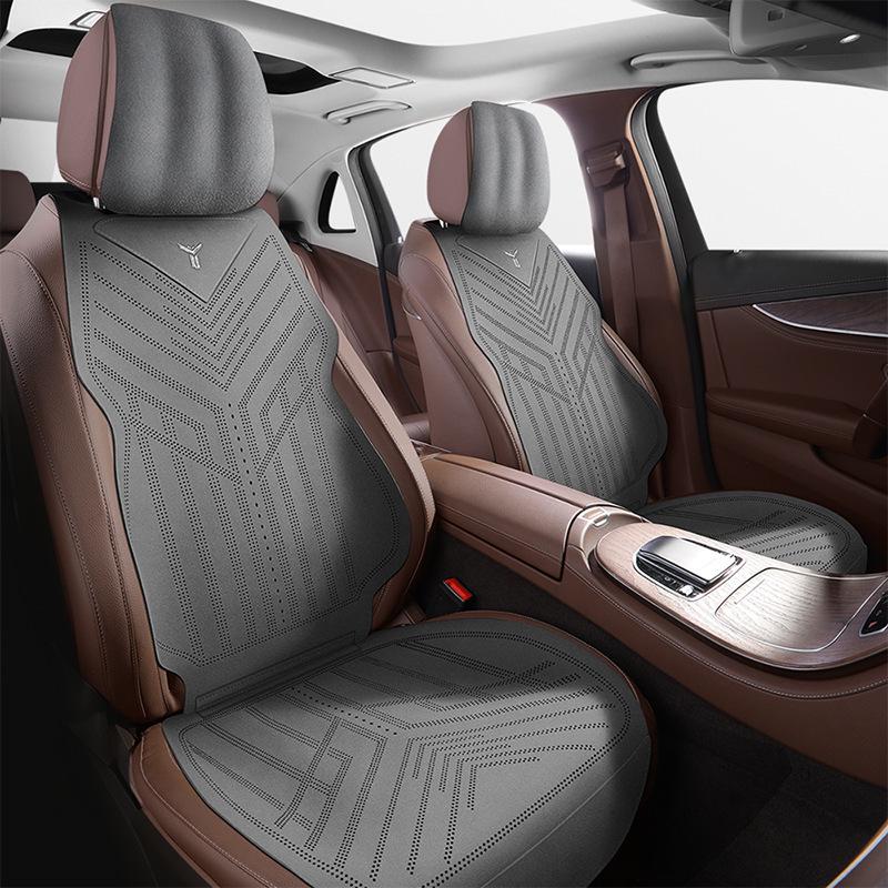 Cadillac Chevrolet Traverse Qijun Zhizai Accord Sylphy Haval Breathable Suede Semi-Surround Seat Cushion