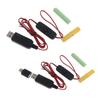1 Set LR03 Battery Eliminators Cable with Switches Type C USB Power Supply Wire Cord To Replace for LR03 Battery