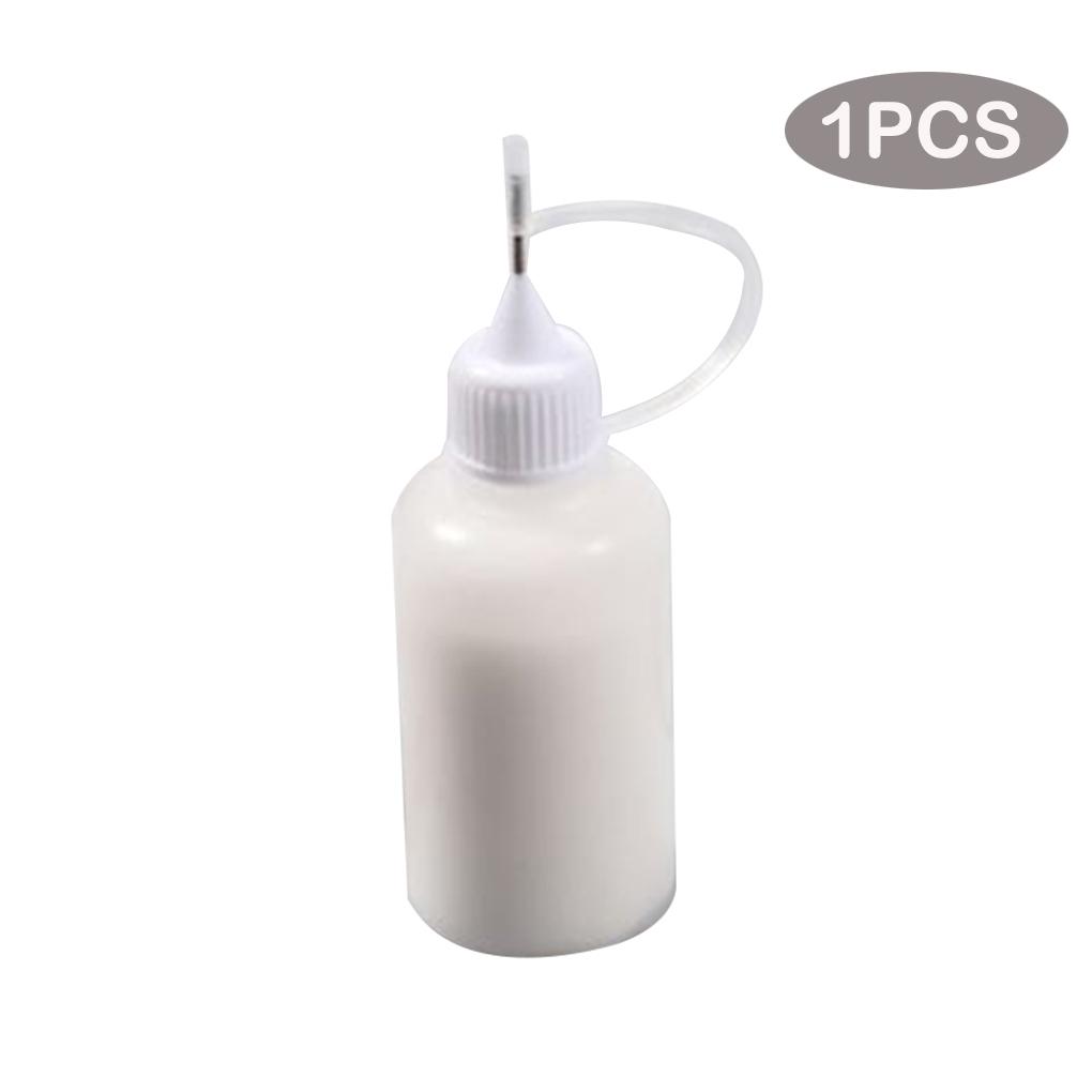 

30 мл пустая бутылка для клея с иглой-аппликатором для точного наконечника для бумажного квиллинга своими руками