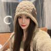 Autumn And Winter Warm Handmade Braid Knitted Hat Trend Patch Tassel Wool Hat