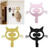 Pack Of 2 Cats Shaped Metal Hooks For Door Back Perfect For Hanging Clothes Keys And Bags Home Organization Tool