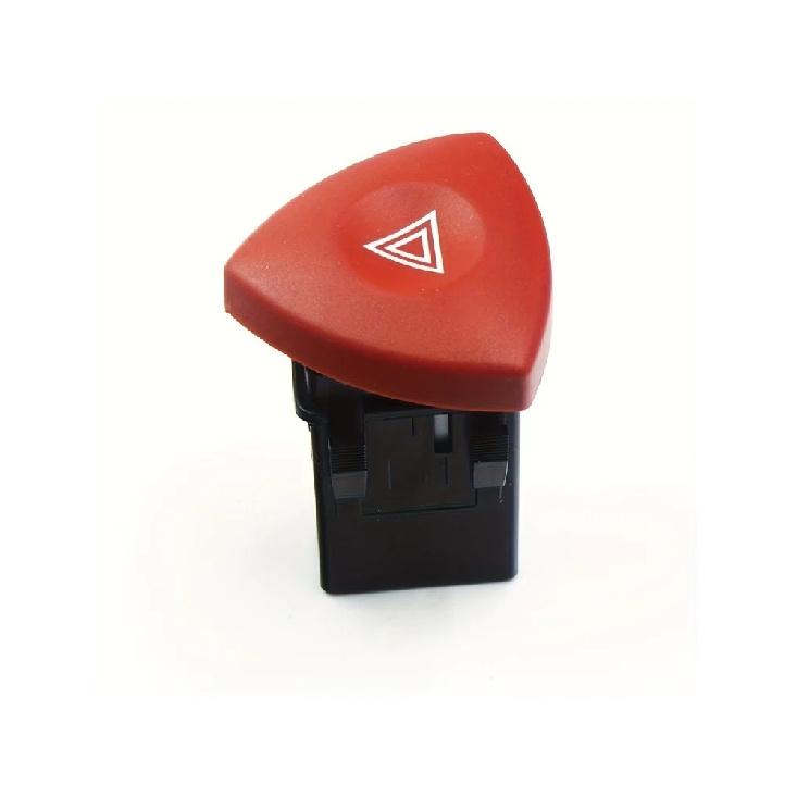 Hazard Warning Light Switch Button OE 8200442724 93856337 8200002441 for Opel Renault Vauxhall Clio II, No Battery 1pc