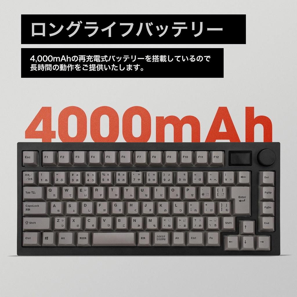 BAROCCOMiSTEL MD750 Delight JIS Keyboard G Pro Red 86 Black PBT Gateron Keyboard with RGB LCD Rollover Support Japanese Distributor (Japanese