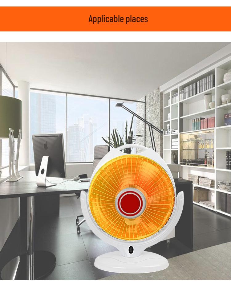Smokeless Sun Fire Electric Heater Fan: Compact & Energy-Efficient for Home