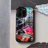 Graffiti Money Pattern Phone Case For IPhone 17 Air 16 E Pro Max 15 14 13 Mini 12 Pro 11 Max Plus Black Glass Cover