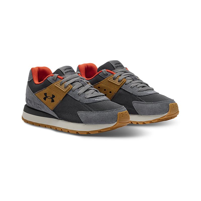 Under Armour Essential Comfortable Versatile Durable Low-Top Casual Running Shoes Men sneaker Dark-Gray 6007220-025