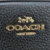 Used COACH Shoulder Bag F73952 leather black Diagonally hung