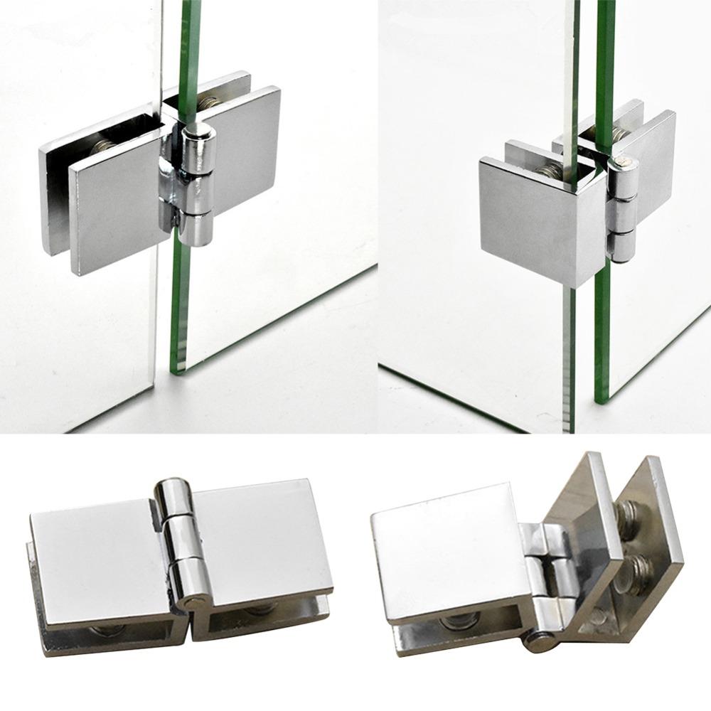Glass Plate Carrier Cupboard Bathroom Bilateral Clip Glass Clamp Glass Hinge Cabinet Door Hinge