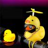 Luminous/Normal Airscrew Helmet Standing Duck Broken Wind Small Yellow Duck Bike Motor Riding Cycling Lights Bicycle Accessories