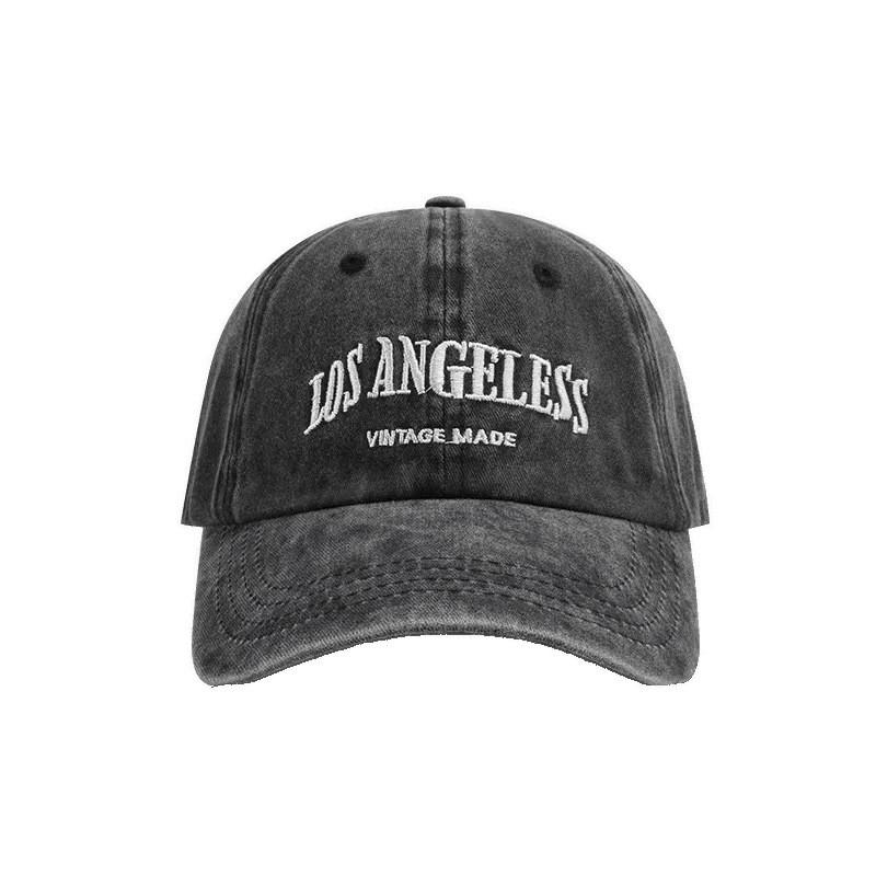Classic Cotton Baseball Cap With Embroidered Letters For Casual Sun Protection Men Women