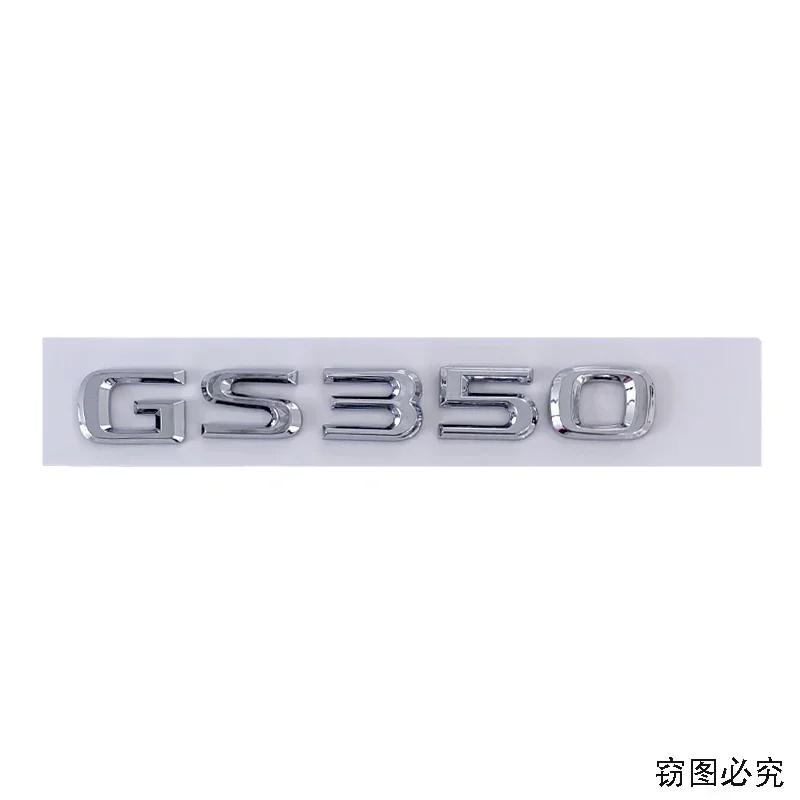 FDL4 ABS Car Body Letter Sticker Decal Rear Trunk Badge Emblem Accessories for Lexus GS300 GS350 GS430 GS460 GS400