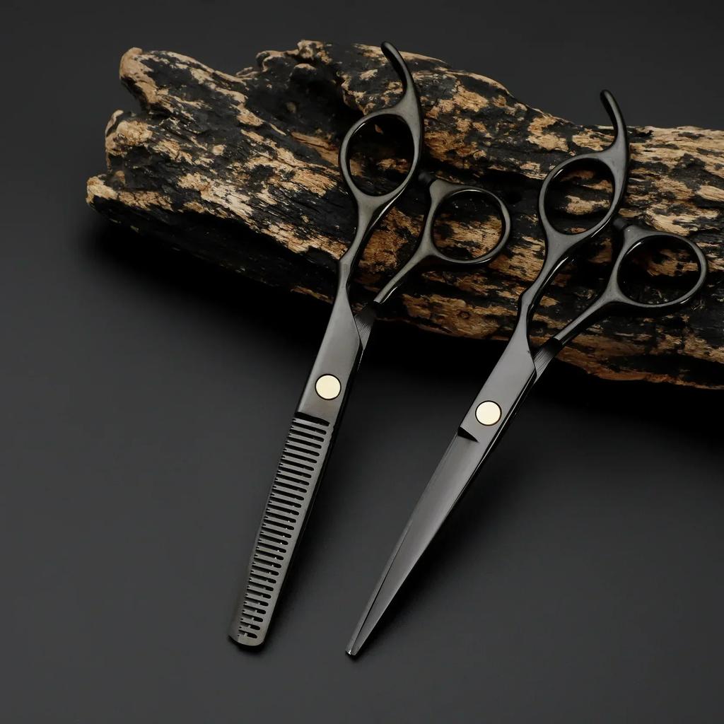 Professional Hairdressing Hair Scissors Kits Barber Tools Hair Cutting Scissors  Hair Cut Thinning Scissors Cape Tail Comb Set