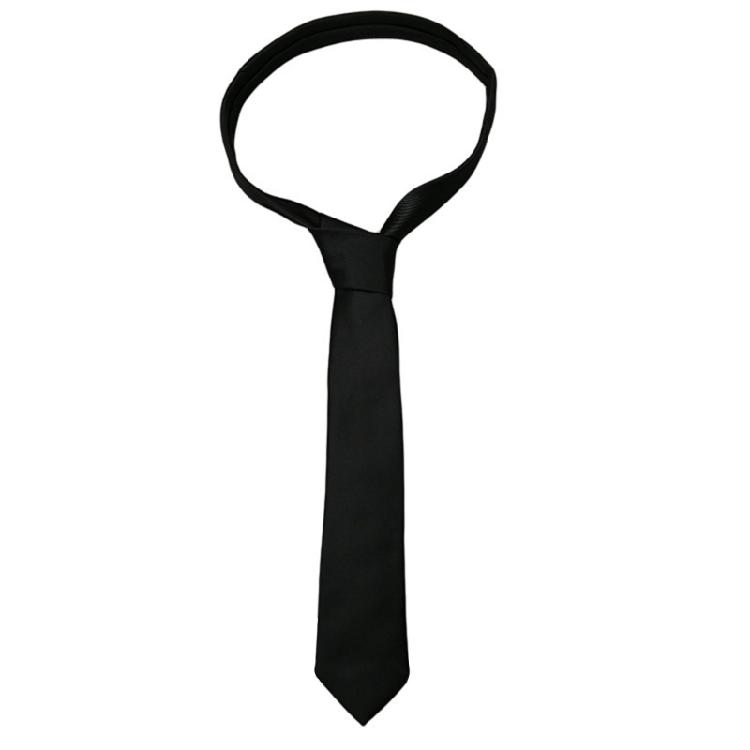 Cravatte maschili Cravatte casual con cerniera Camicia formale professionale Comoda cravatta con cerniera pigra Cravatte formali aziendali di colore nero