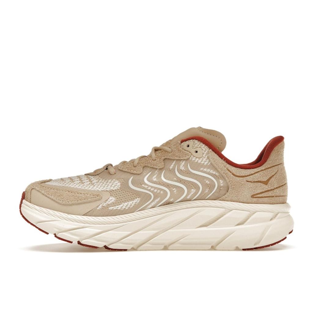 HOKA Clifton LS Shifting Sand Rust Unisex Sneakers Cream 1141550-SSRS