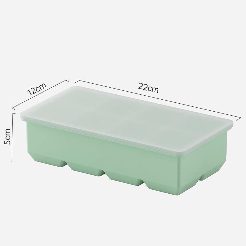 Bear Ice Mold Silicone 4 Grid Ice Tray Diy Home Kitchen Ice Cube Tray Frozen Coffee Milk Tea Ice Molds Cocktails Kitchen Tool