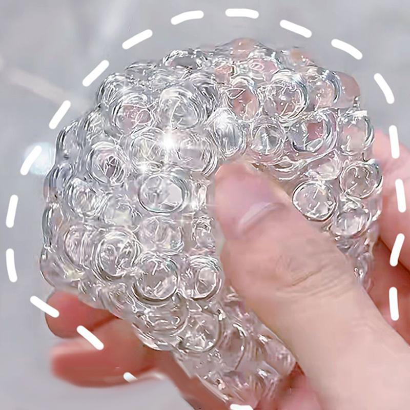 Kreative eksplosjonsperler Håndlaget ball Stressreduserende leker Sakte tilbakesprett leke Fidget-leke Barn Dekompresjonsleker
