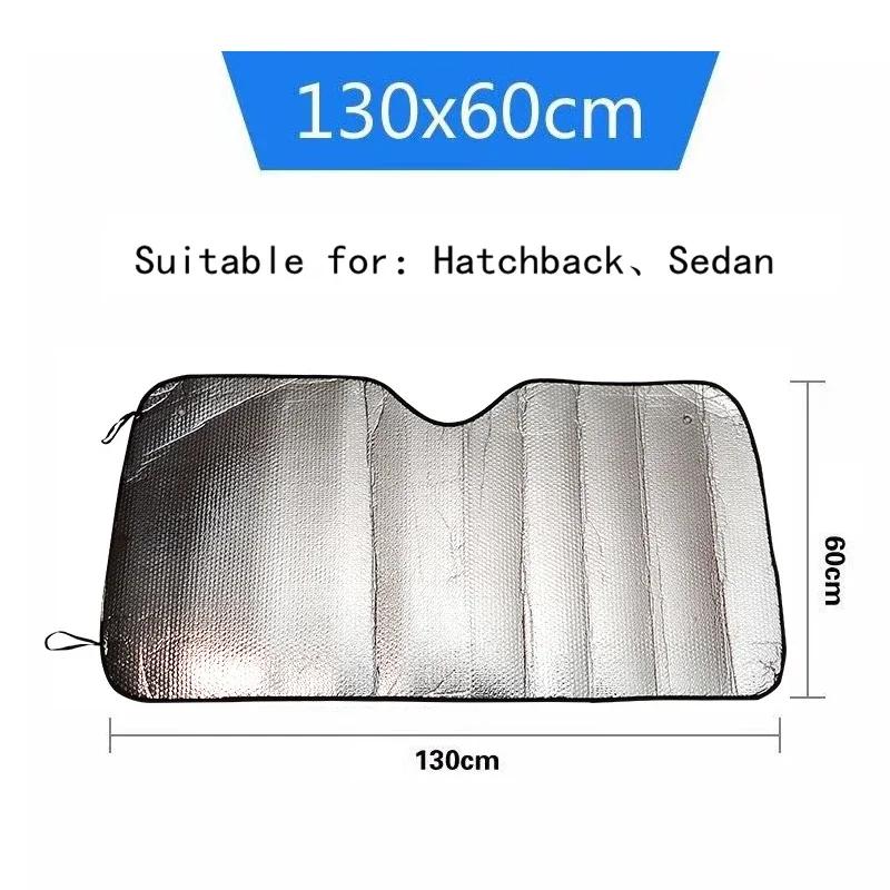 Car Front Window Sunshade UV Protection Retractable Shade Sun Protector Windshield Visor Cover Auto Curtain Sunshade Accessories