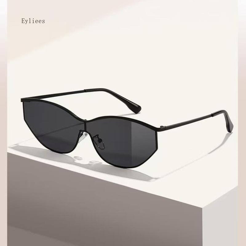 Fashion Small Frame Sunglasses Personalized Design Metal Sunglasses Retro Minimalist Wild Women Sunglasses UV400 gafas