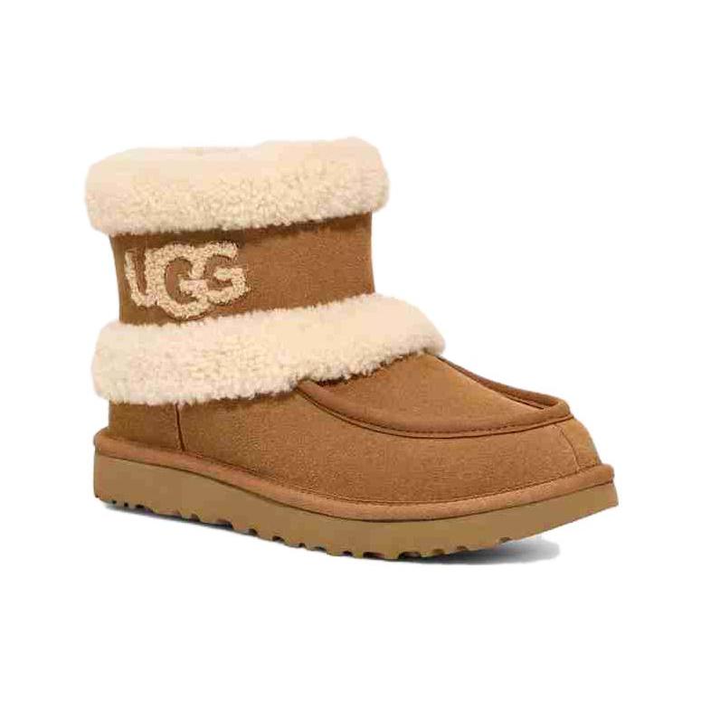 UGG Classic Ultra Mini Fluff 'Chestnut' Women's 1145410-CHE