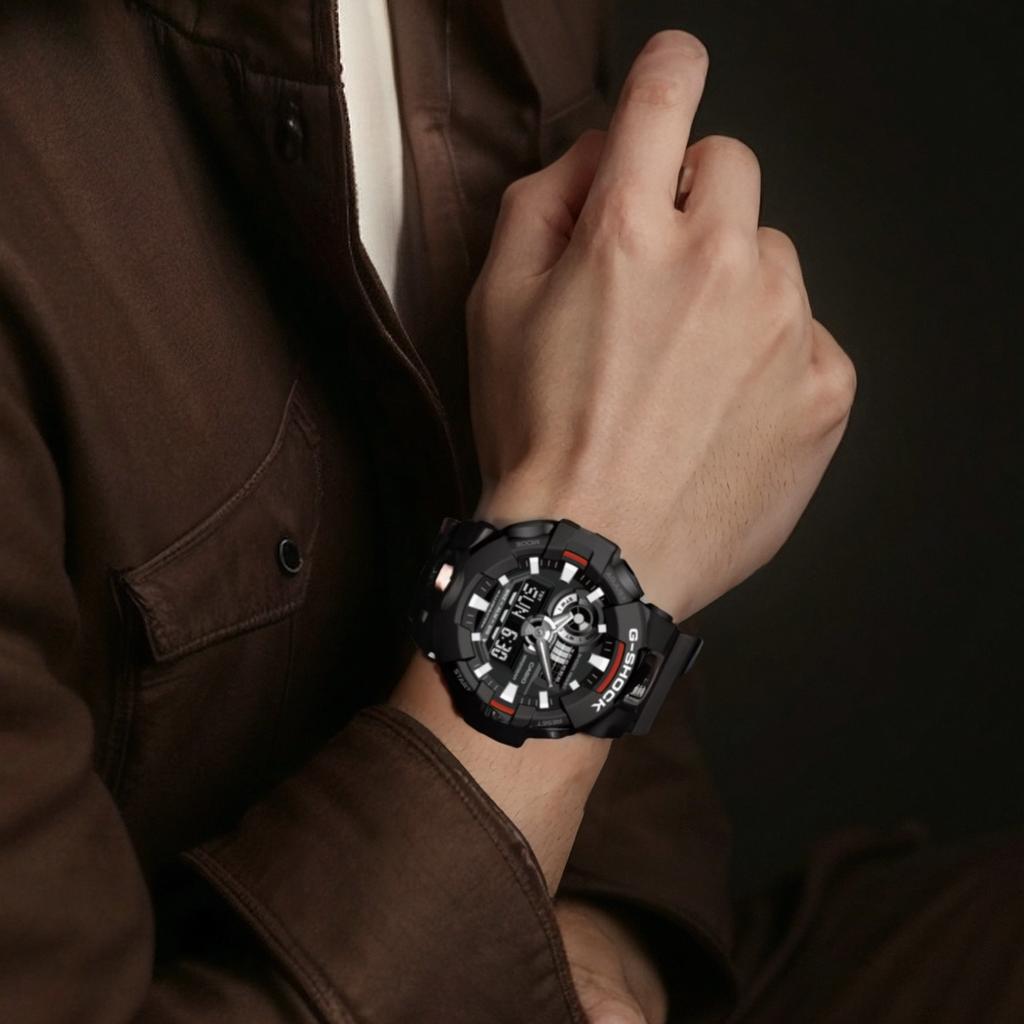 Casio Orologio Quarzo Impermeabile 200m Cinturino in Resina Dragon Ball Collaboration GA 700 GA-700-1APRDB