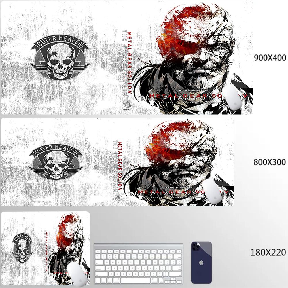 Mouse Pad Office PC HD Anime Gamer Cabinet Keyboard Pad Mousepad Metal Gear Solid Laptop Gaming Accessories Desk Mat XXL Carpet