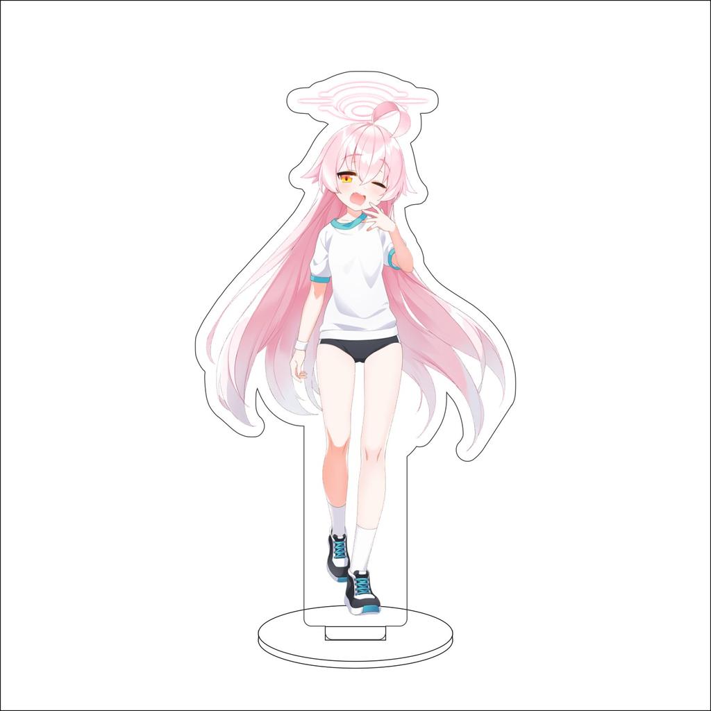 16CM Anime Blue Archive The Animation Cosplay Ornaments Takanashi Hoshino  Acrylic Stand Figure Stand Halloween Gifts
