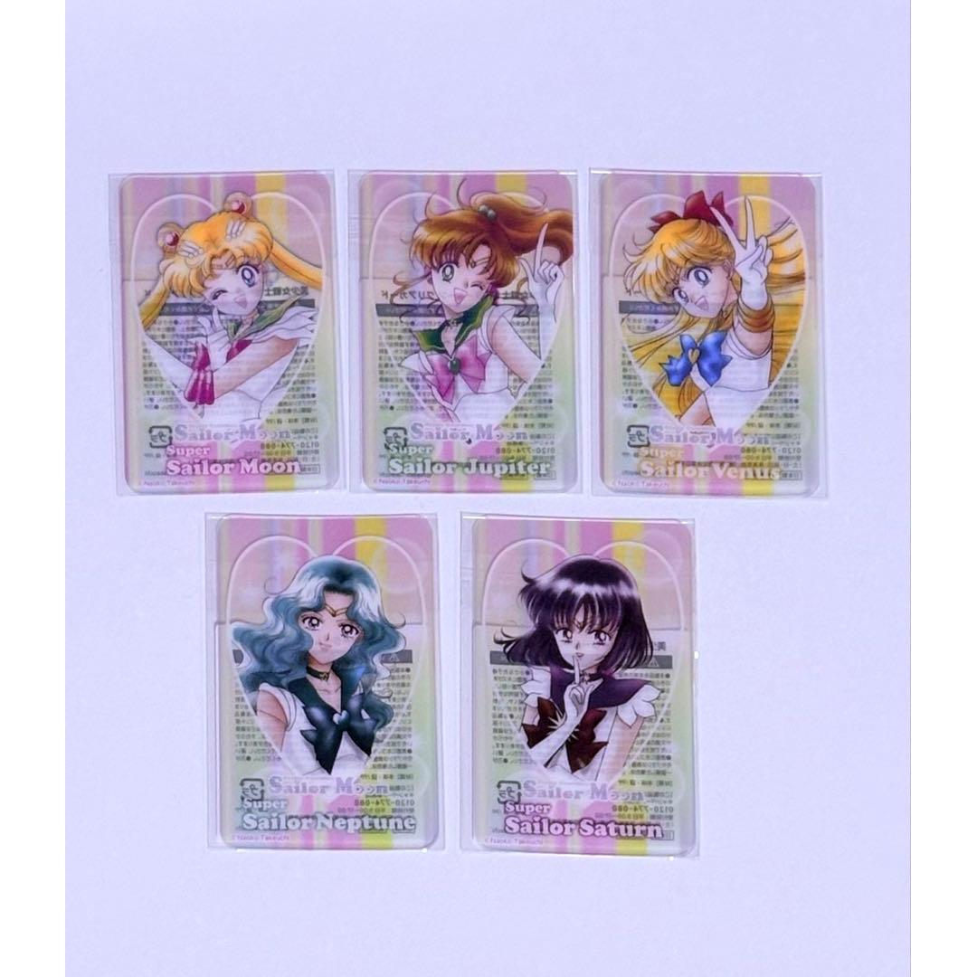 Used Meiji Sailor Moon collaboration clear card bulk sale