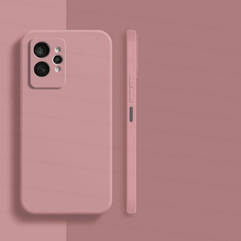 Pour Realme GT 2 Pro Coque Realme GT NEO 2 GT 2 Pro Housse Anti-choc Silicone Liquide TPU Souple Coque Arrière de Téléphone Pour Realme GT 2 Pro