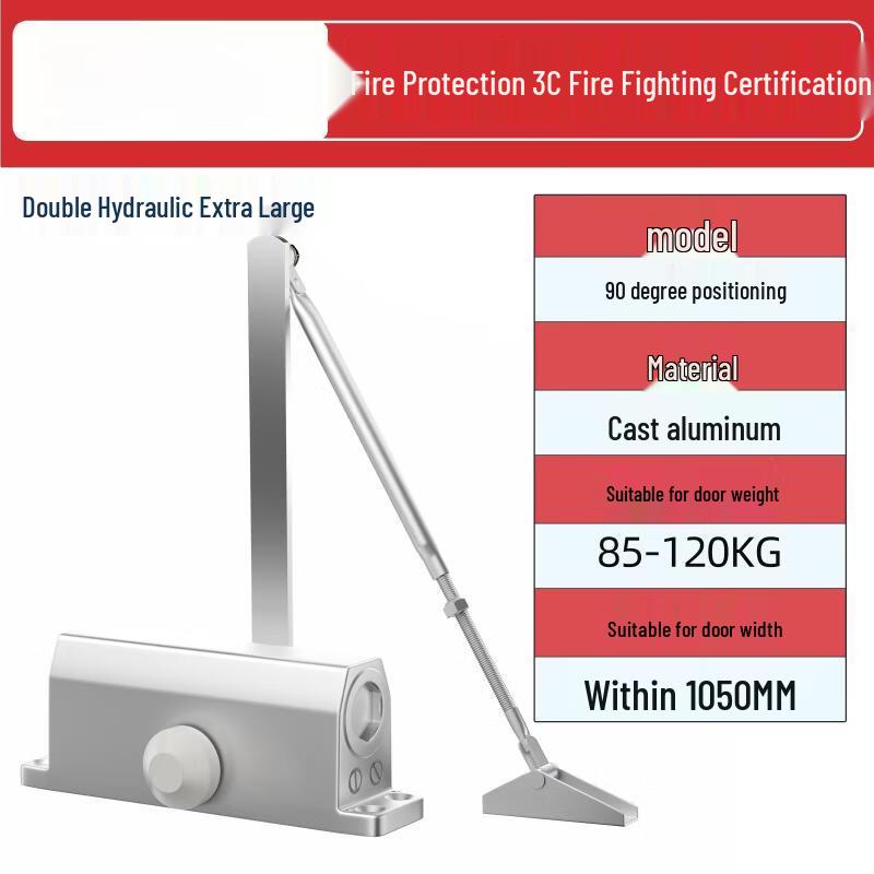 

Jundingying Double Hydraulic 90-Degree Positioning Door Closer