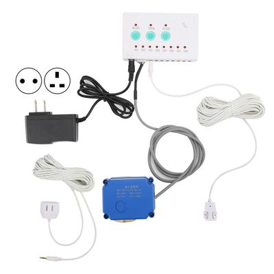Alarm Sensor Single Brass Ball Valve Dual Way Water Leaking Detection System Kit DN20 Valve Sensor AC100-240V
