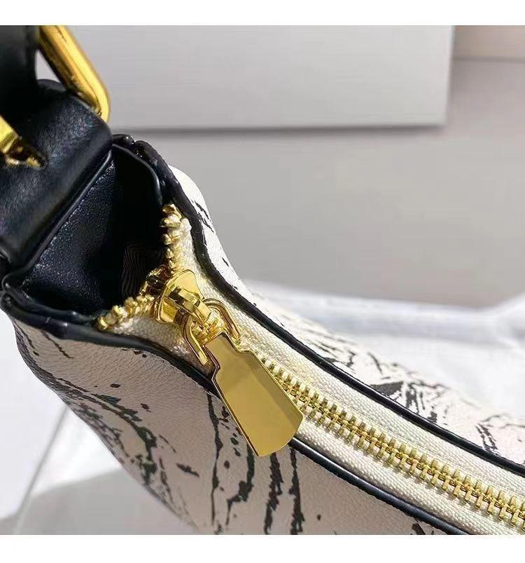 2023 Damska Półksiężycowa Torebka Bagietka - Unikalny Niszowy Design, Wysokiej Klasy Torebka Pod Ramię, Styl Pasujący do Wszystkiego