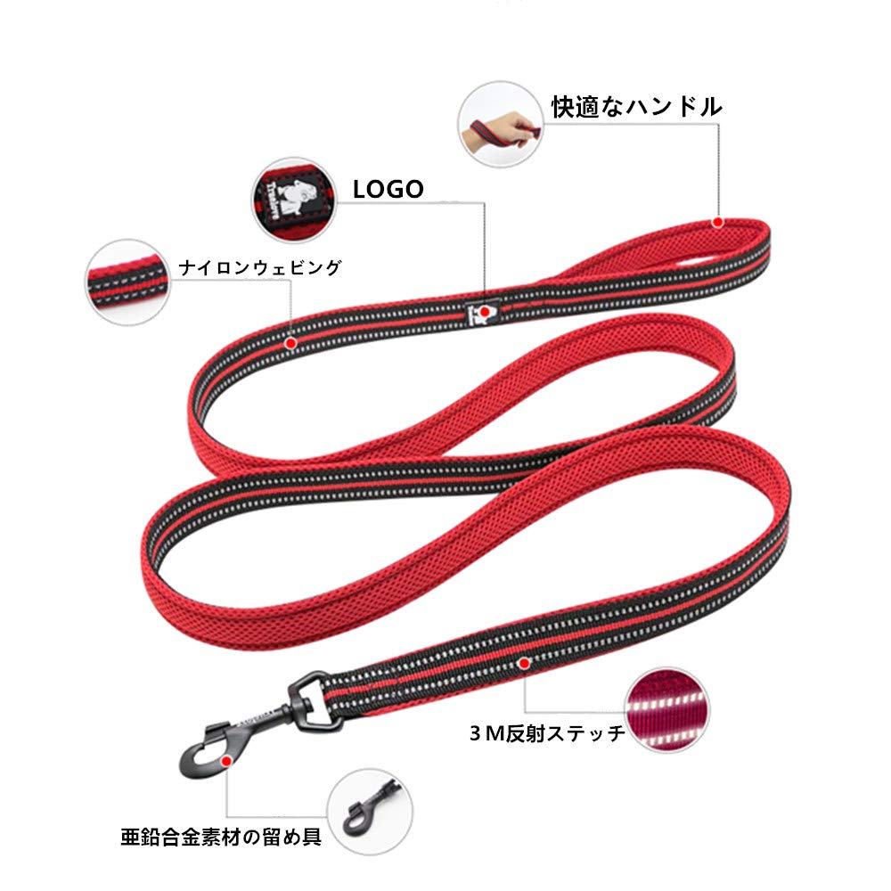 cocomall Japan Authorized Store TRUE LOVE Specialty Store Dog Dog Lead Large Dog Lead Training Lead Long Lead Pet Supplies Harness 3M Reflective