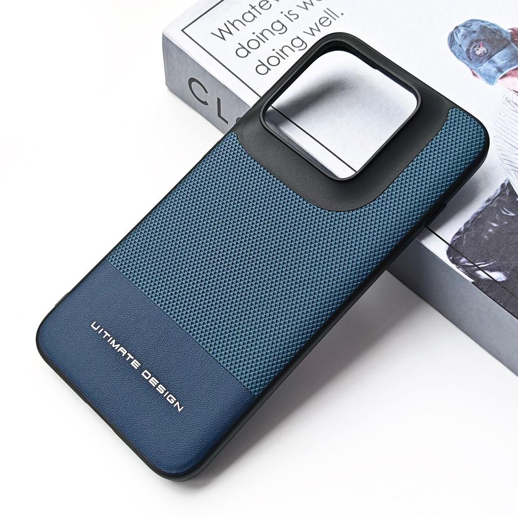 For Motorola Signature MOTO Edge 70 Ultra X70 Air Pro Business Woven Texture Frosted Matte Skin Friendly Case Shockproof Hard PU Leather Cover Funda