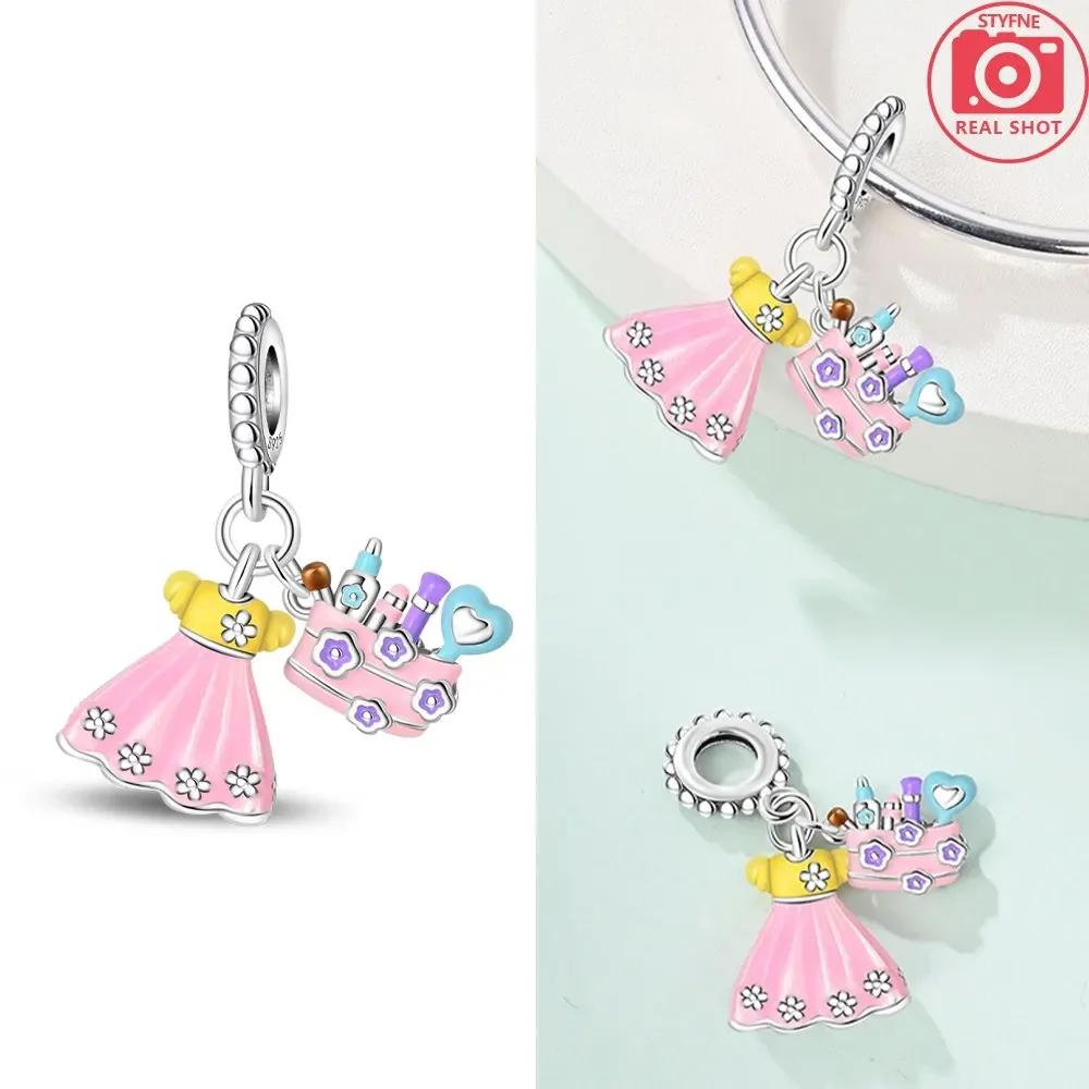 

Romantic Travel Pendant copper Colors Charm Bead Charms Compatible With Authentic Charm Bead Charms Bracelets Bead Charms for Women Jewellery Making G