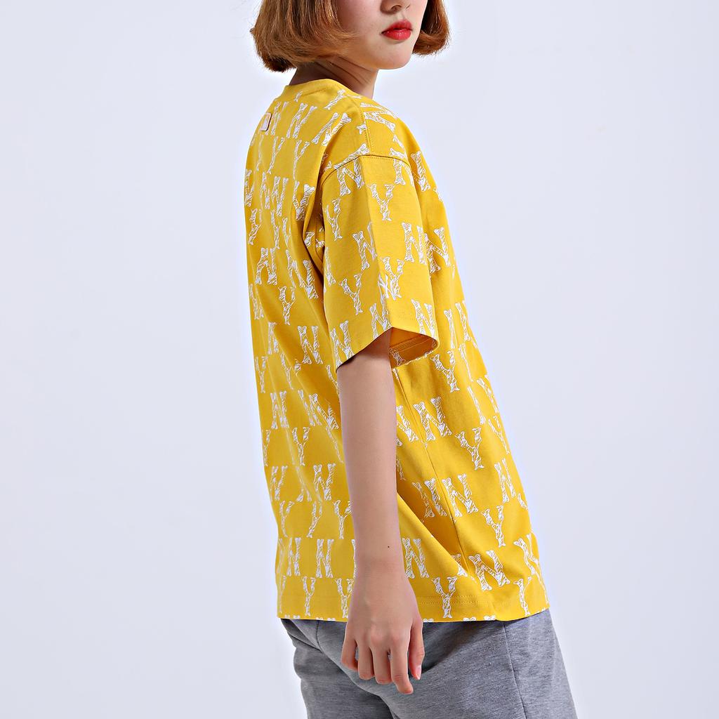 New MLB New York Yankees T Shirt Unisex Yellow 31TSM4131-50D