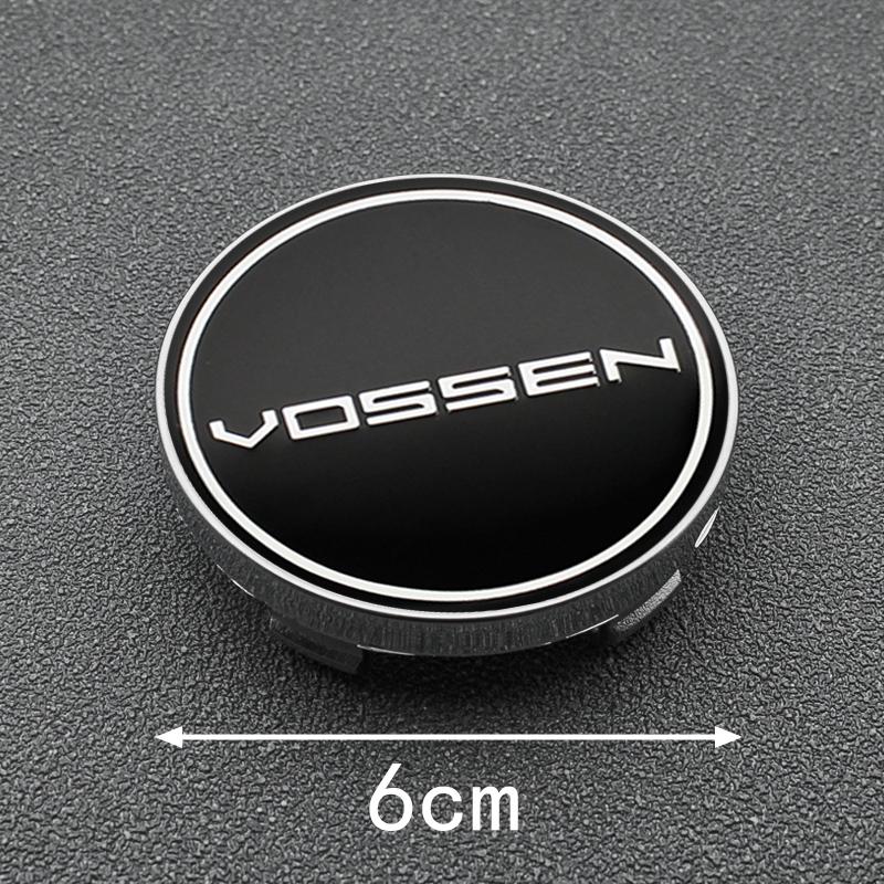 4 τεμ. 56mm 60mm Vossen Λογότυπο Σήμα Κέντρο Τροχού Κάλυμμα Κέντρου Ζάντας Αυτοκινήτου Καλύμματα Κέντρου Τροχών Αυτοκόλλητο Έμβλημα Αξεσουάρ Στυλ Αυτοκινήτου