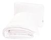 Duvet and Pillow 135x100+40x60 White