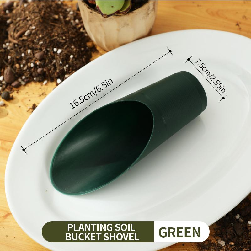 

Flower and Vegetable Planting Soil Loosening Shovel, Plastic Phoenix Tree Plant Soil Shovel - Cylindrical Succulent Plant Soil зелёный