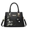 Fashion Flower Embroidery Handbag For Women Design Top-handle Bag Multi-lay Shoulder Crossbody Bag KTY