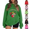 Sweat à capuche de Noël léger à manches longues pour femme