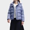 Fila Heritage Series Solid Color Hooded Casual Down Jacket Women Outerwear Medium-Purple-Blue F11W348916F-BU